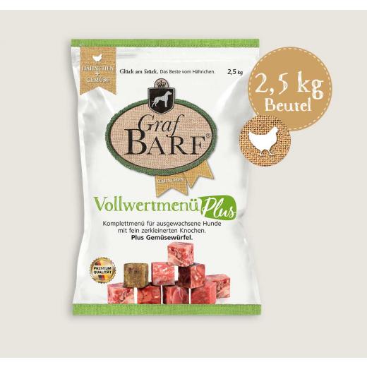 Graf Barf Hähnchen Vollwertmenü Plus 2,5kg