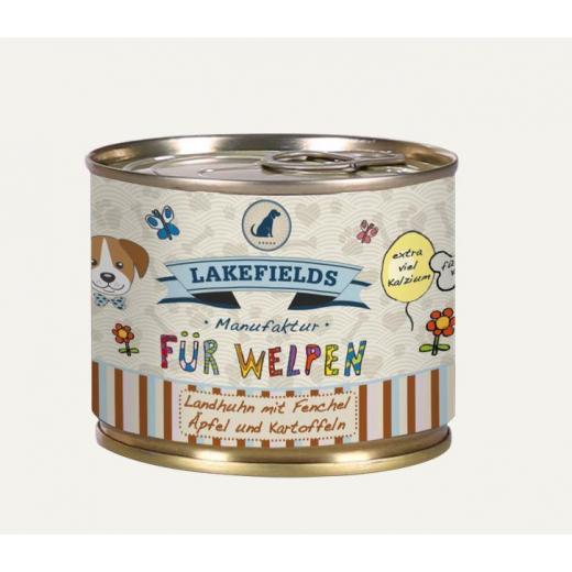 Lakefields Welpen Menü Huhn