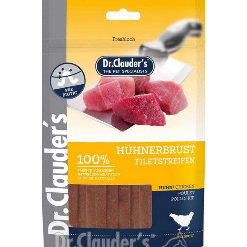 Dr. Clauder`s Hühnerbrust Filetstreifen 80g