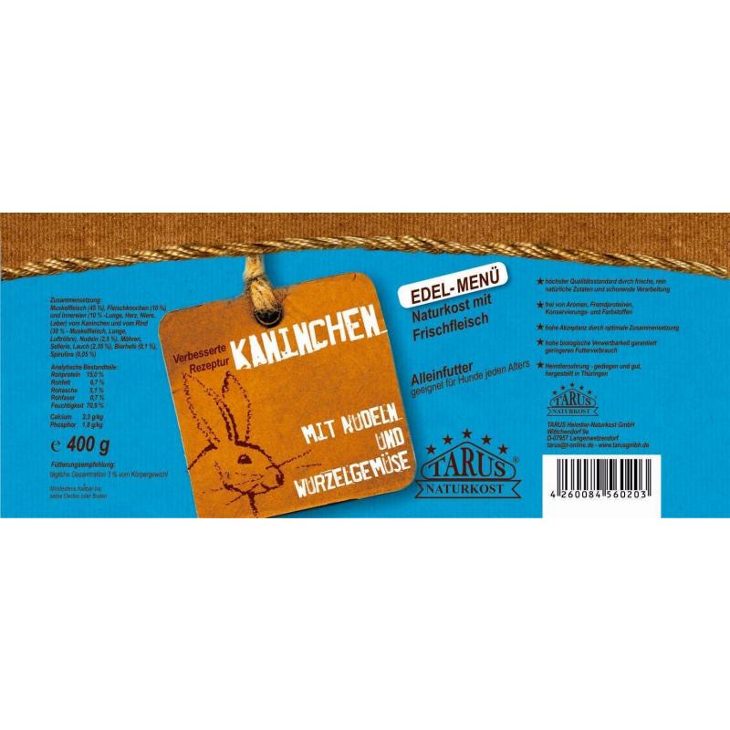 Kaninchen Nudeln 400g