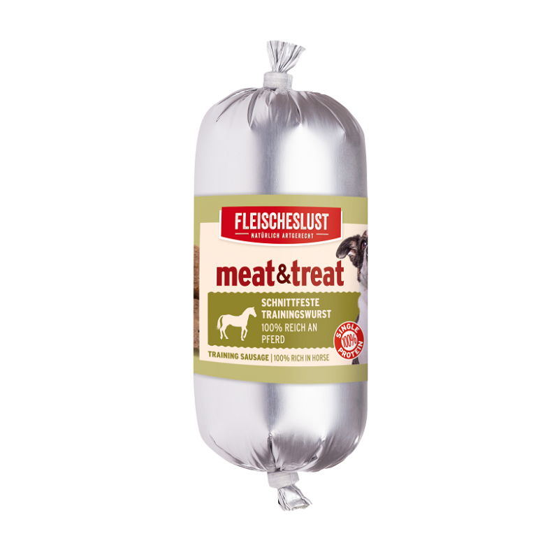 Meat & Treat Singleshot Pferd 80g