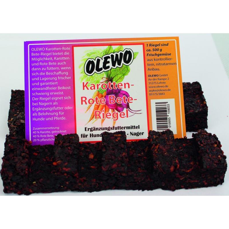 Olewo Karotten Rote Beete Riegel 57g