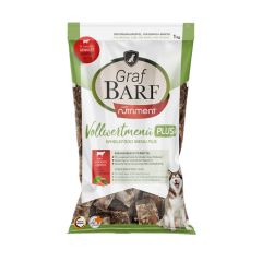 Graf Barf von Nutriment Rind Vollwertmenü Plus gewolft 1kg