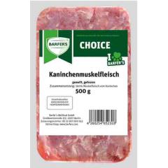 Barfers Kaninchen-Muskelfleisch gewolft 500g