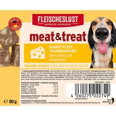 Meat & Treat Singleshot Käsewurst 80g