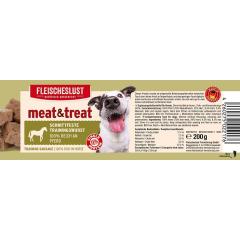 Meat & Treat Singleshot Pferd 80g